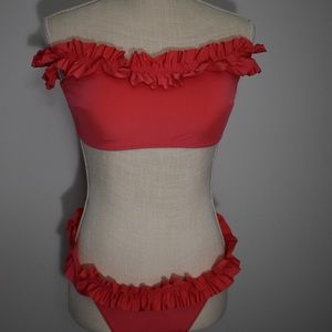 Pink 2 piece swimsuit